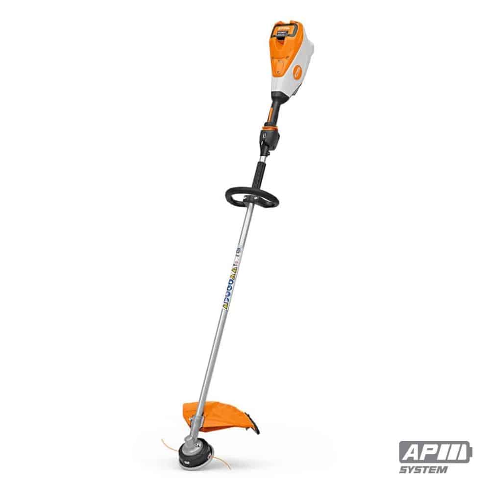 débroussailleuse à batterie AP , guide rond pour un travail dans les endroits étroits