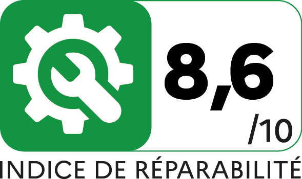 indice de réparabilité 8,6/10