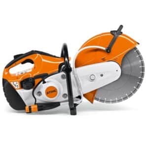 Découpeuse à disque thermique TS 420 très légère, compacte et extrêmement maniable.