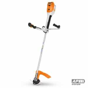 débroussailleuse à batterie professionnelle Stihl, avec grand guidon