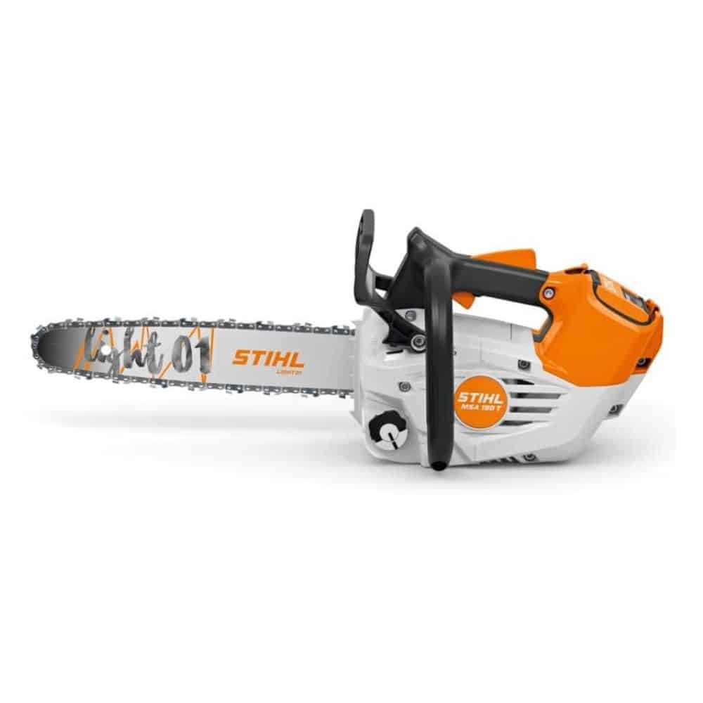 La tronçonneuse d’élagage à batterie STIHL MSA 190 T est conçue pour l’élagage et l’entretien des arbres