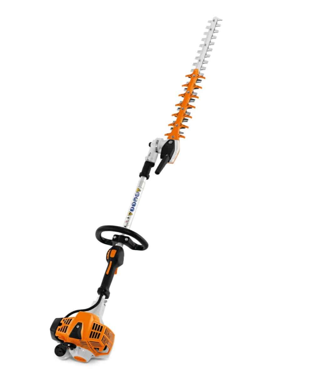 taille-haie thermique à perche de petite longueur