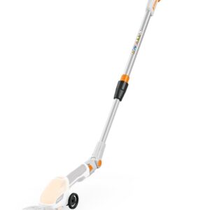 manche télescopique pour cisaille HSA 26 de Stihl, Couper les bordues d'herbe sans se baisser.
