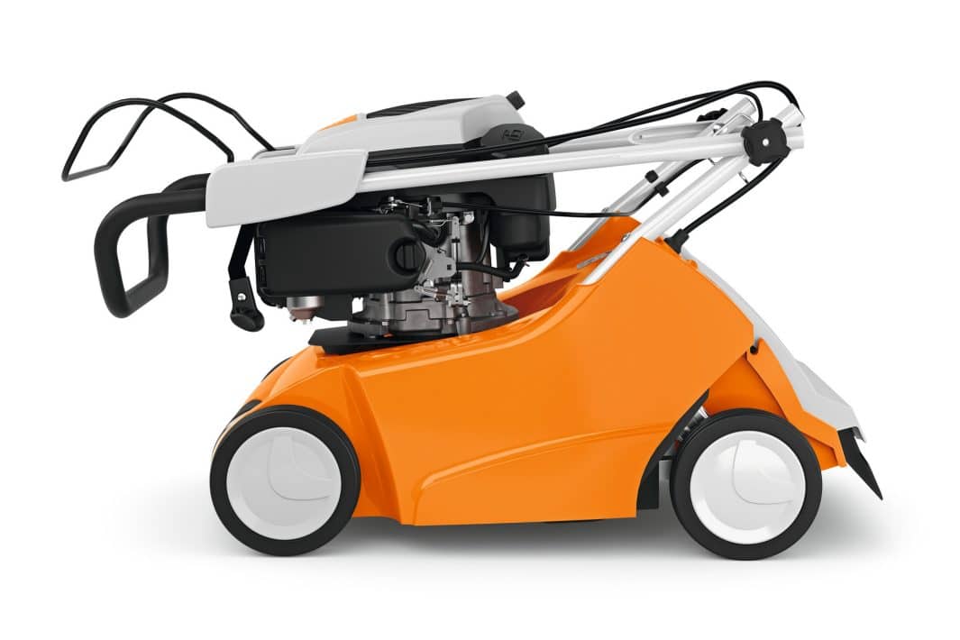 scarificateur thermique, guidon repliable