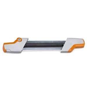 Assure l’affûtage simultané des dents et des limiteurs en une seule étape.