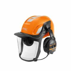 Le casque ADVANCE X-Vent ProCOM combine le confort, la légèreté et la protection du modèle ADVANCE X-Vent avec la technologie de communication innovante STIHL ADVANCE ProCOM.