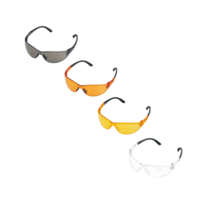 Lunette de protection Dynamic Contrast de Stihl, existe avec des verres transparents, teintées, jaune ou orange