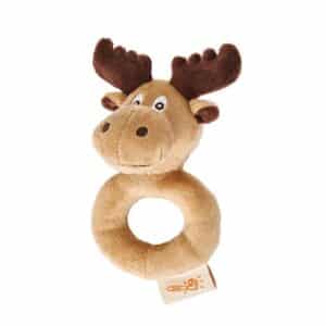 Hochet en peluche STIHL avec tête d’élan.