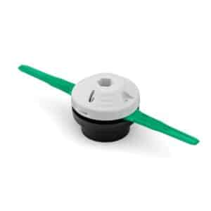 Tête faucheuse équipée de 2 lames en plastique robuste et durable. Nécessite beaucoup moins d'énergie qu'un fil de coupe traditionnel pour faucher l'herbe dense