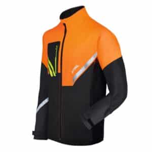 Veste légère, respirante et résistante, particulièrement adaptée aux particuliers travaillant avec une tronçonneuse.