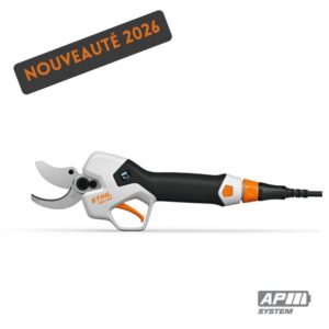 Le sécateur à batterie STIHL ASA 140 est spécialement conçu pour les professionnels de l’arboriculture, des plantations et de l’entretien paysager. Puissant et robuste, il offre une capacité de coupe élevée jusqu’à 45 mm